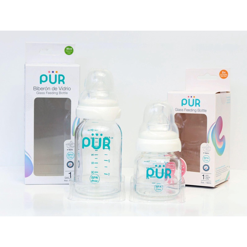 PURE NATURE - BÌNH SỮA THỦY TINH PUR