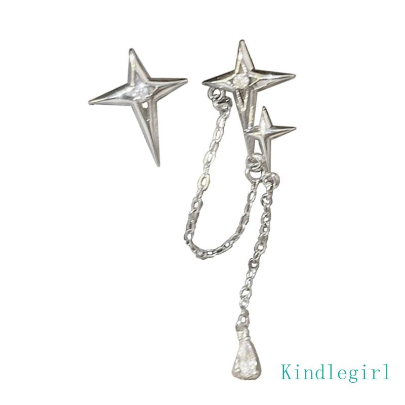 Đôi Bông Tai Dáng Dài Bằng Bạc Thời Trang 2023