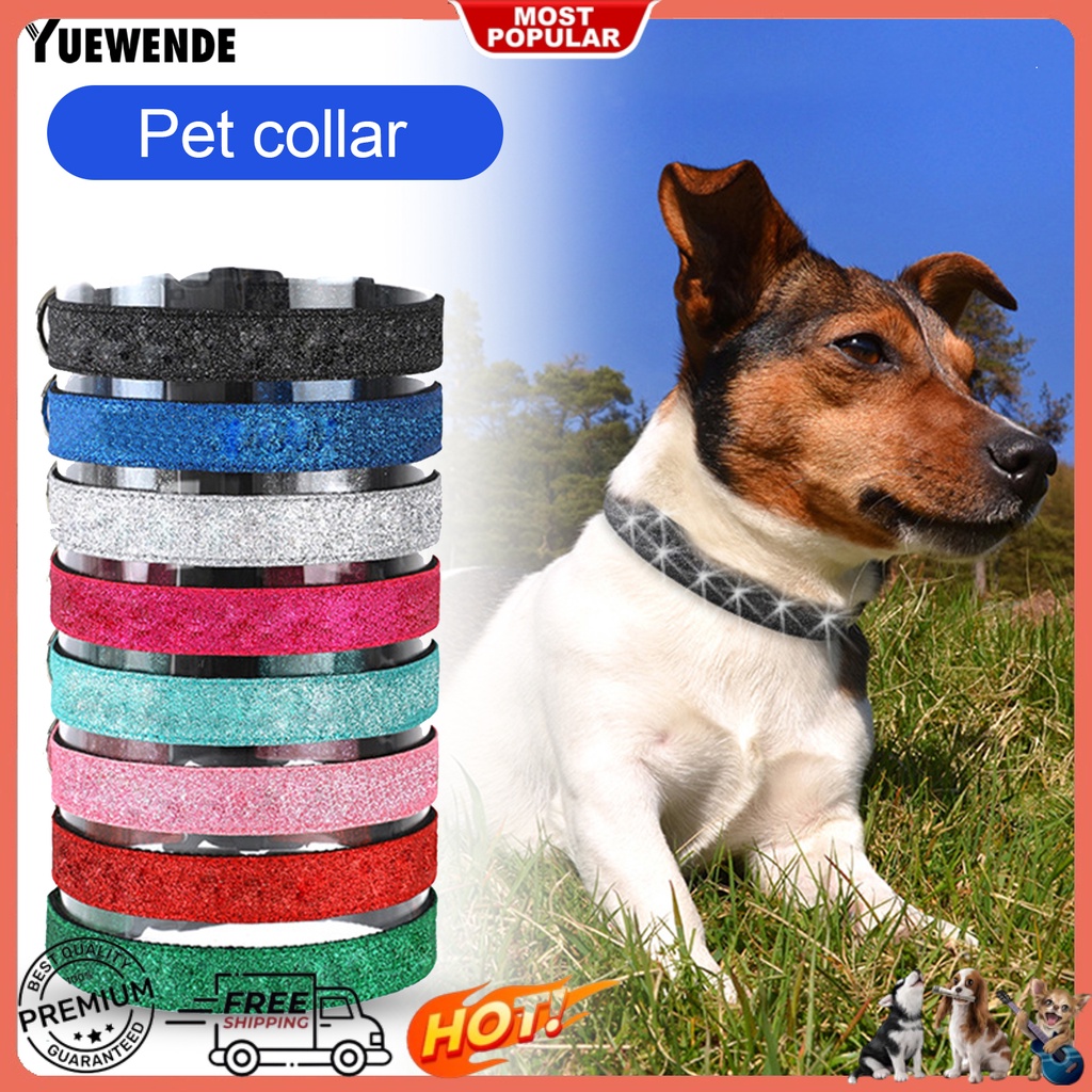Yq.e Vòng Cổ Nhỏ Màu Sắc Tươi Sáng Độ Ổn Định Cao Trang Trí Vòng Cổ Cho Thú Cưng