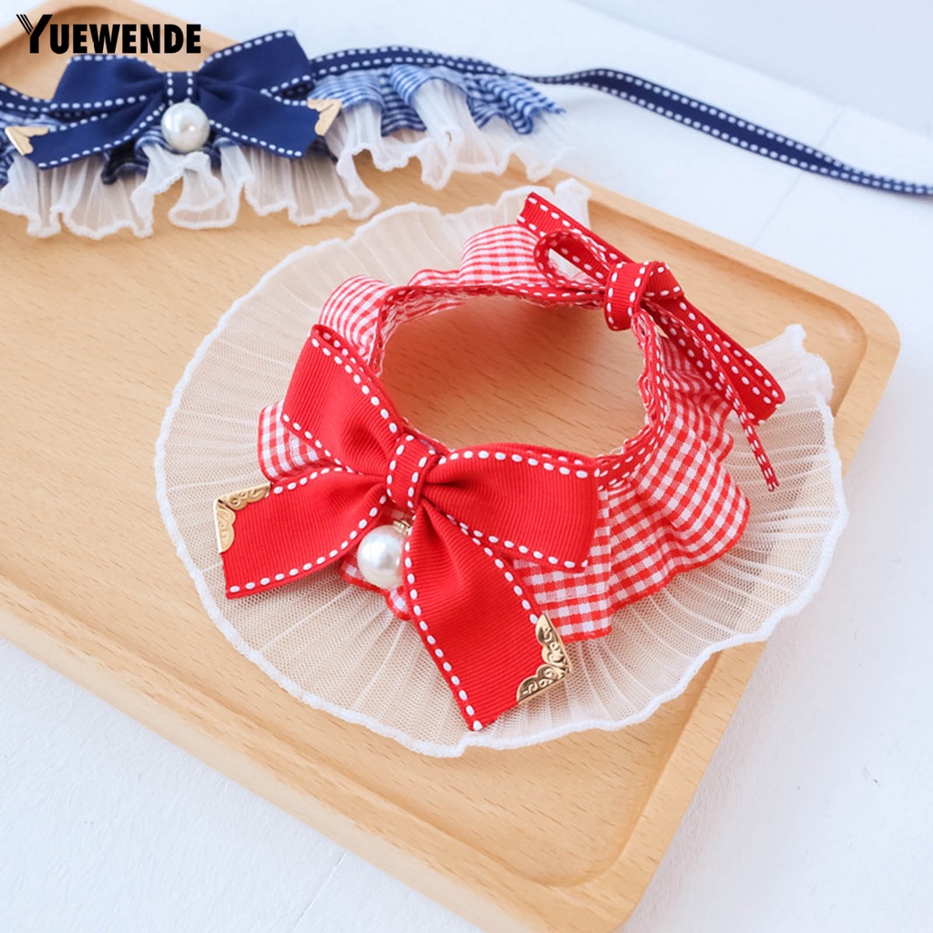 Vòng Cổ Họa Tiết Caro Dễ Thương Cho Thú Cưng