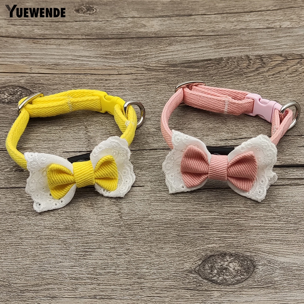 Vòng Cổ Thú Cưng YQ.E Bằng Cotton Có Khóa Cài Tùy Chỉnh Kích Thước Trang Trí Nhà Cửa