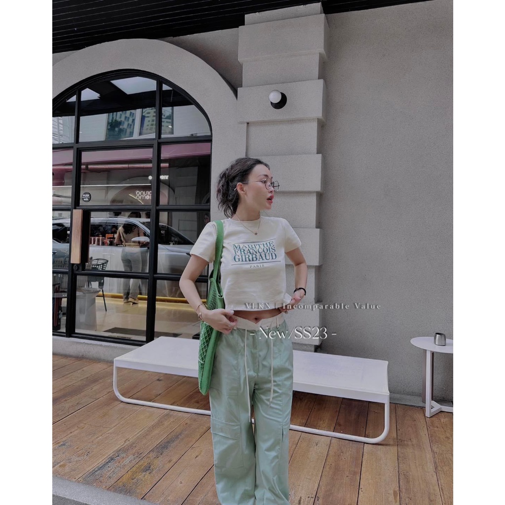 Áo thun croptop ma.ri.thé