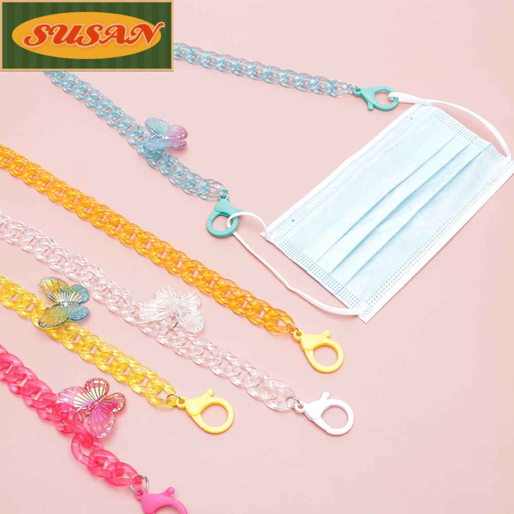 Dây Đeo Mắt Kính Chống Thất Lạc Hình Bướm Bằng Acrylic