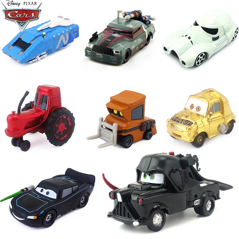 Pixar Cars 3 2 Star Wars Series Darth Vader Mater Lightning Mcqueen Car