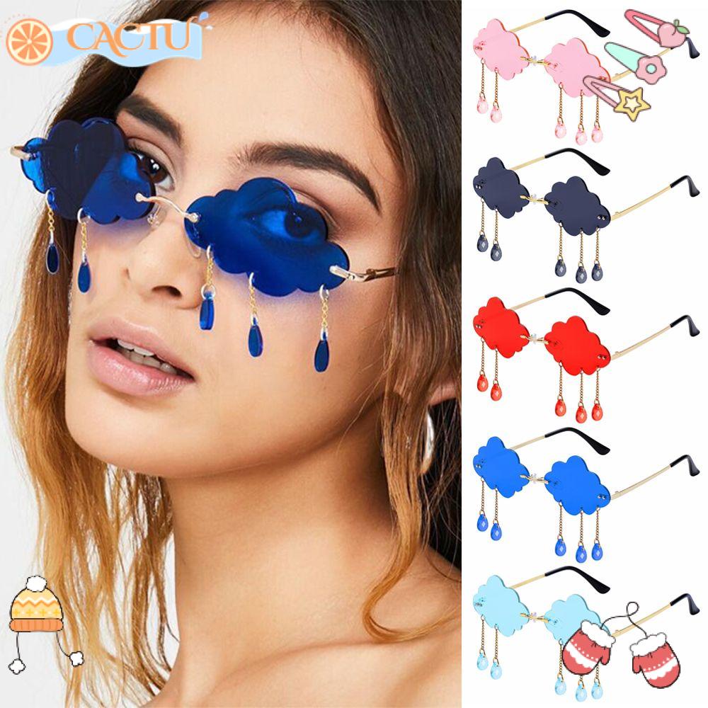 Kính Mát Hình Đám Mây Chống Tia UV400 Phong Cách Steampunk Cổ Điển