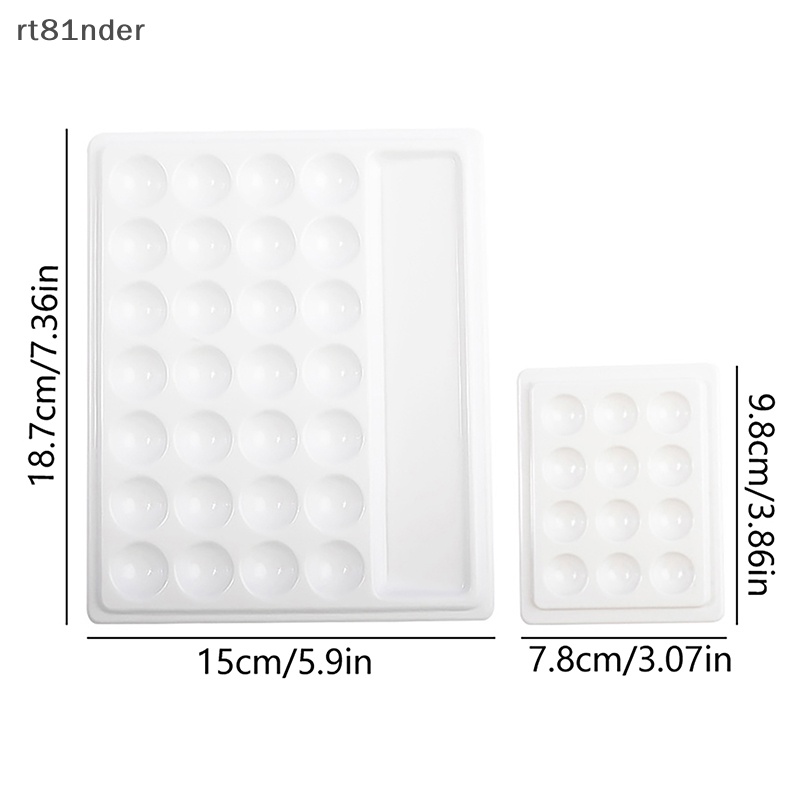 Rt Bảng Pha Màu Nước Vẽ Móng Nghệ Thuật Bằng Gốm Sứ Có Nắp Nhựa Paing n