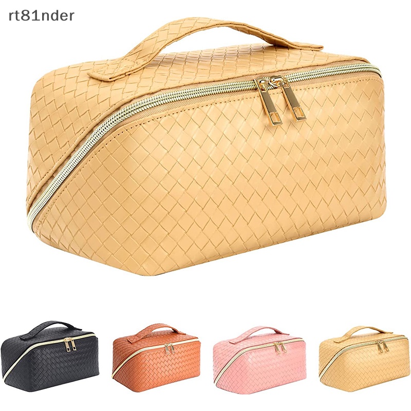 Túi Da PU Đựng Mỹ Phẩm Sức Chứa Lớn Tiện Dụng Khi Đi Du Lịch