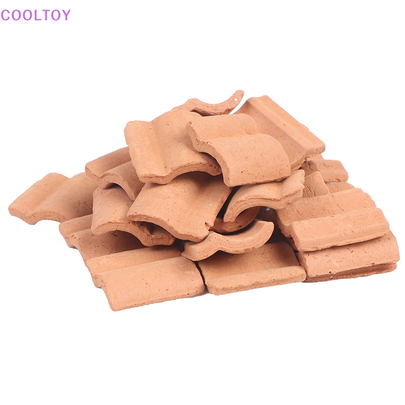 Cooltoy Set 25 Khuôn Hình Mái Che Màu Đỏ Dùng Làm Gạch Men Scenario Diy