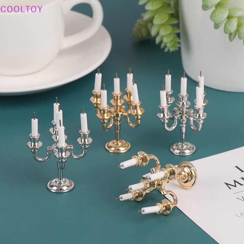 1 Cặp Tượng COOLTOY 1: 12 Mini Để Bàn Trang Trí Nhà Búp Bê