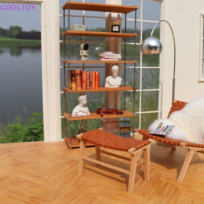 Kệ Đựng Sách Nhiều Tầng Trang Trí Nhà Búp Bê 1: 6