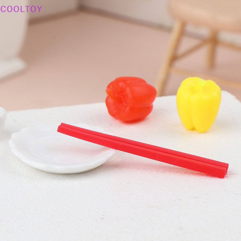 Bộ Chén Dĩa Đồ Chơi Tỷ Lệ 1 / 12 Cho Nhà Búp Bê