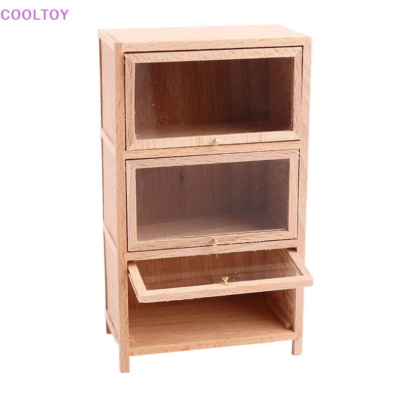 Cooltoy Mô Hình Nhà Búp Bê Bằng Gỗ Ba Tầng Tỉ Lệ 1: 12