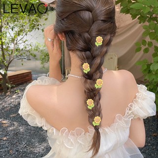Set 5 kẹp tóc hoa cúc đào dễ thương cho nữ