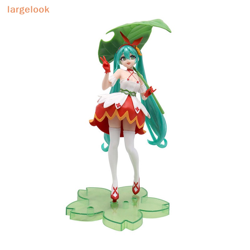 Mô Hình Nhân Vật Hatsune Miku Cầm Lá 13cm