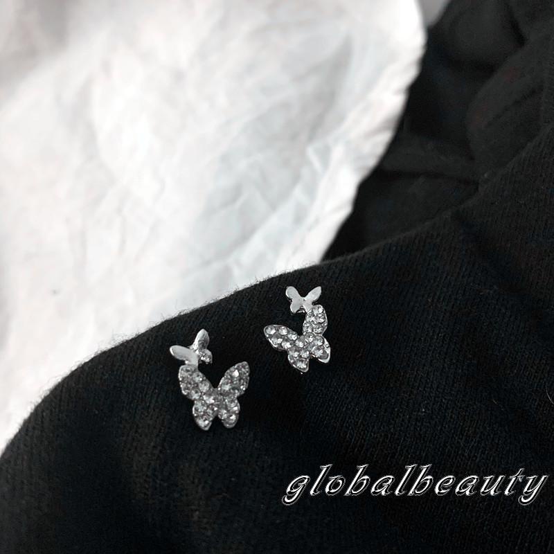 Bông Tai Hình Học Đính Kim Cương Lấp Lánh Sáng Tạo Dành Cho Nữ