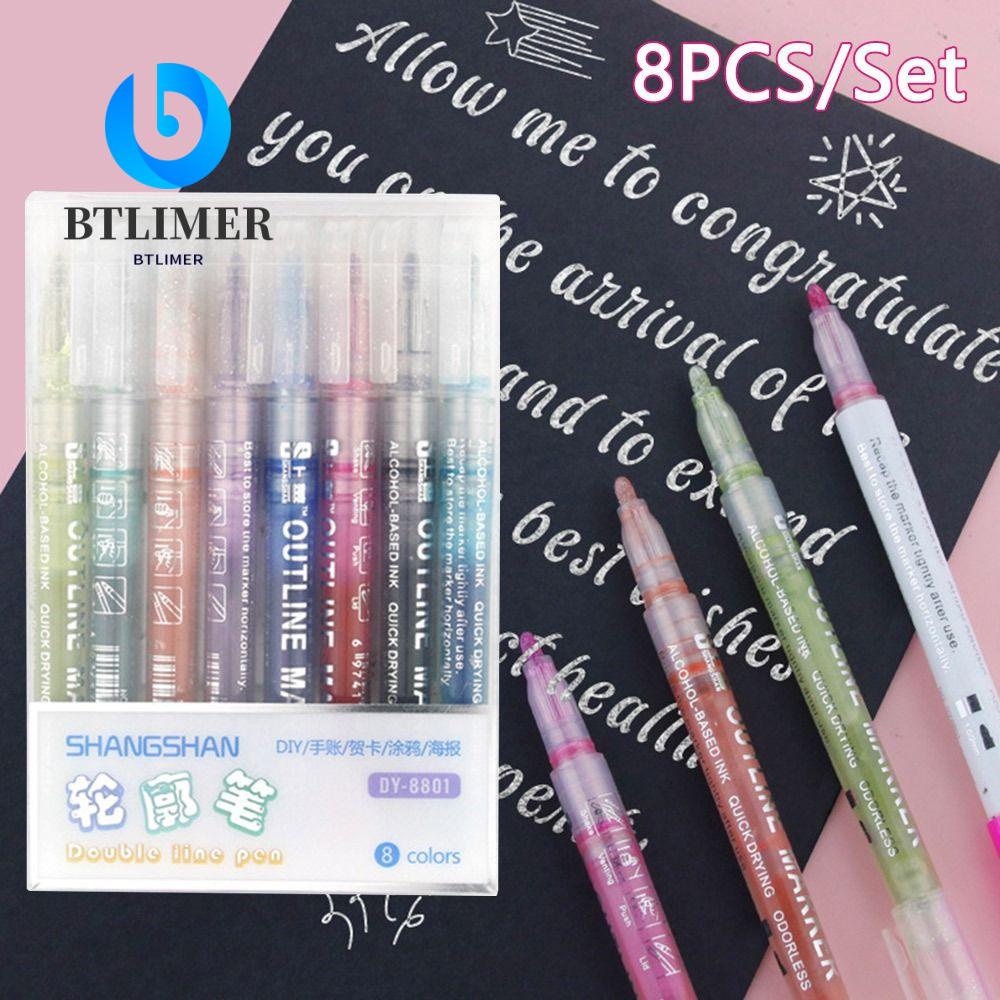 Bộ Bút Đánh Dấu Viết Vẽ Màu Sắc Ngọt Ngào Công Suất Cao