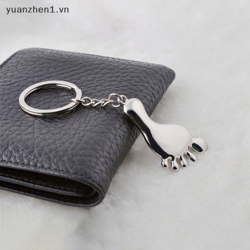 Móc Khóa Kim Loại Mạ Bạc Chất Lượng Cao