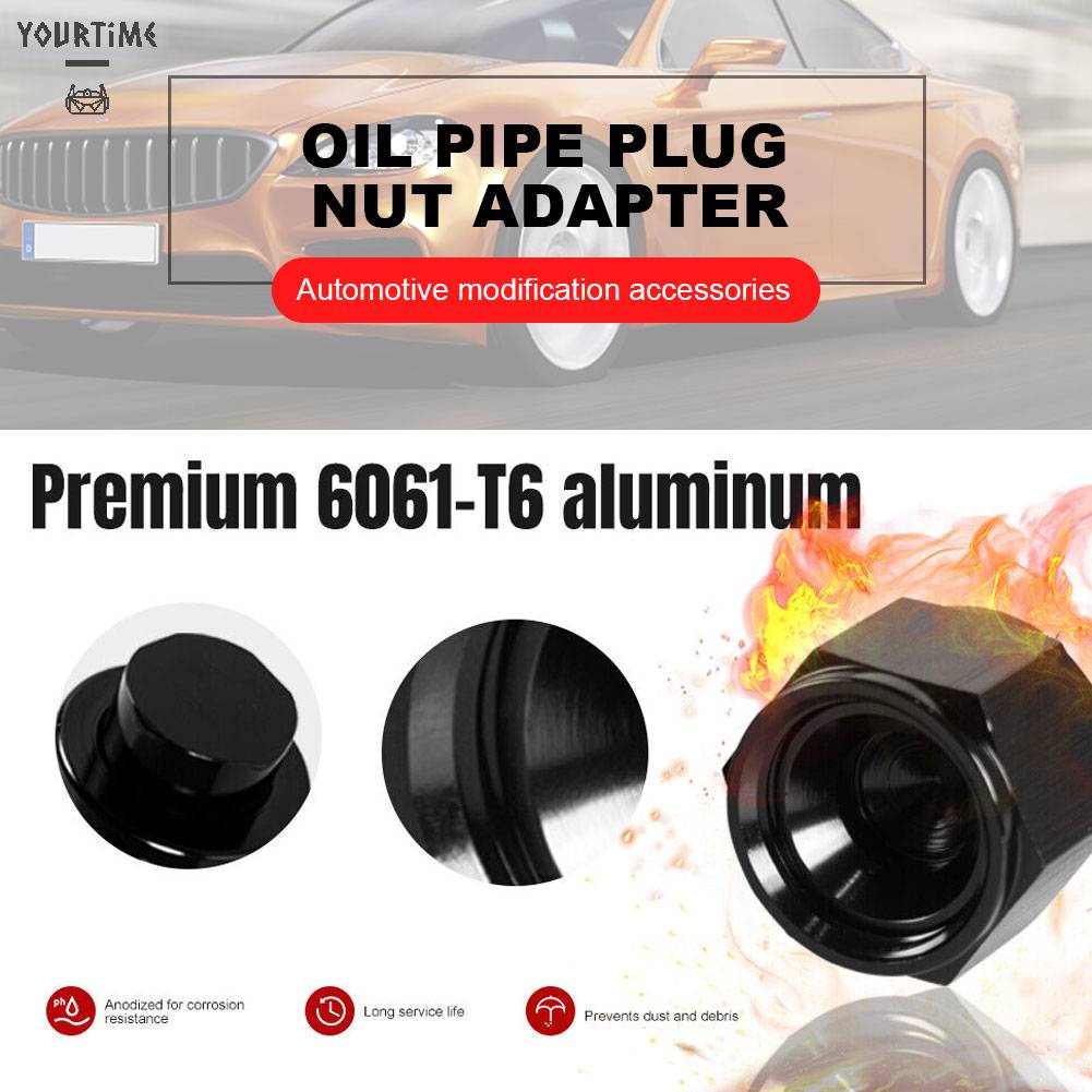 Nắp Đậy Ống Loe AN4 AN6 AN8 AN10 Bằng Nhôm Cho Xe Hơi