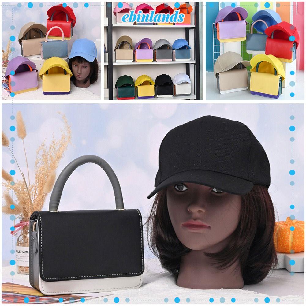 Túi Da Đeo Chéo Kèm Mũ Thời Trang Phong Cách Châu Âu