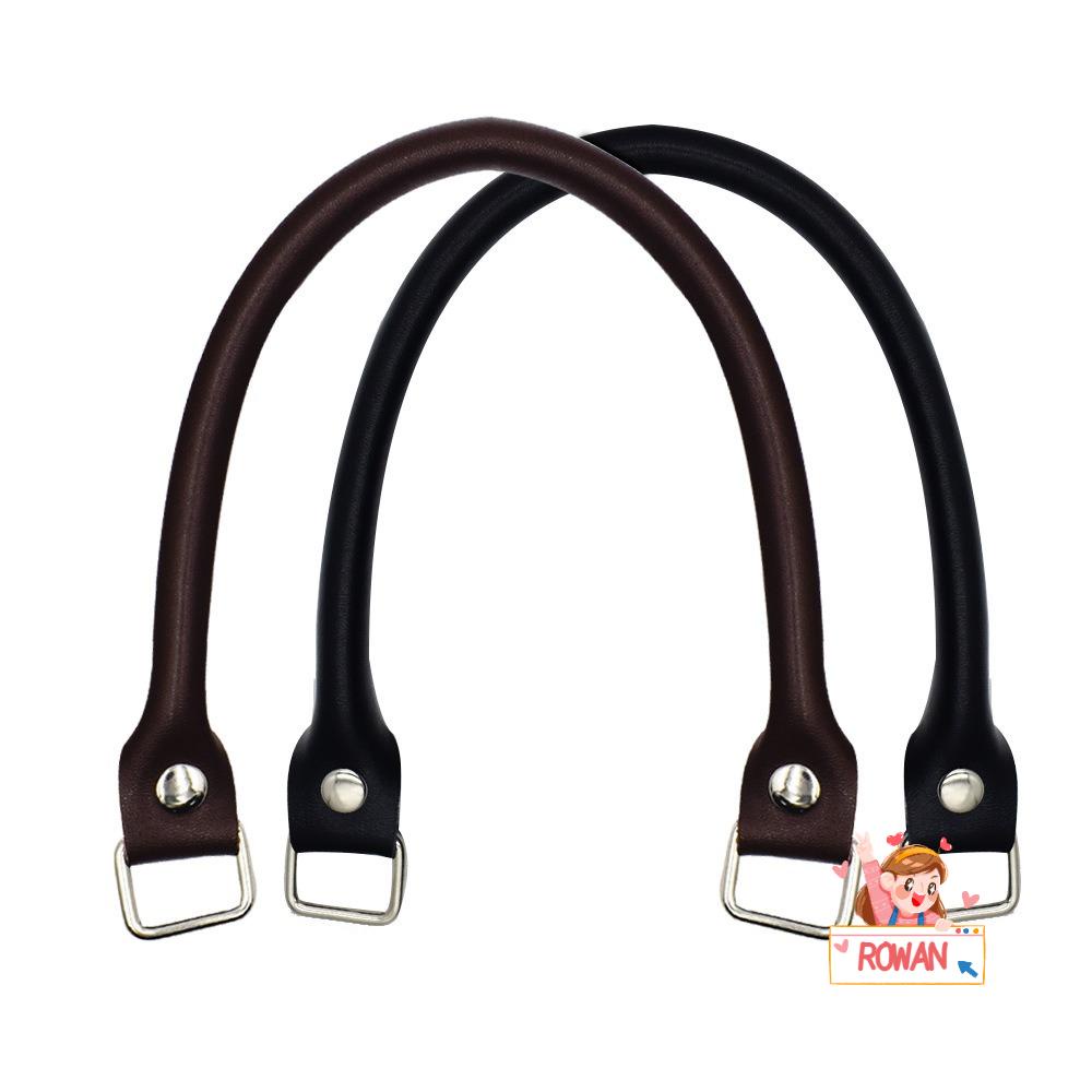 ROWANS Tay Cầm Túi Xách Bằng Da Màu Đen Cà Phê Thời Trang Cho Nữ