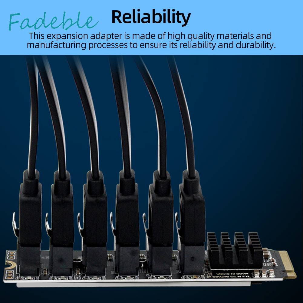 Card Mở Rộng M2 M-EKY PCIE3.0 Sang SATA6G Cho Ổ Cứng SATA