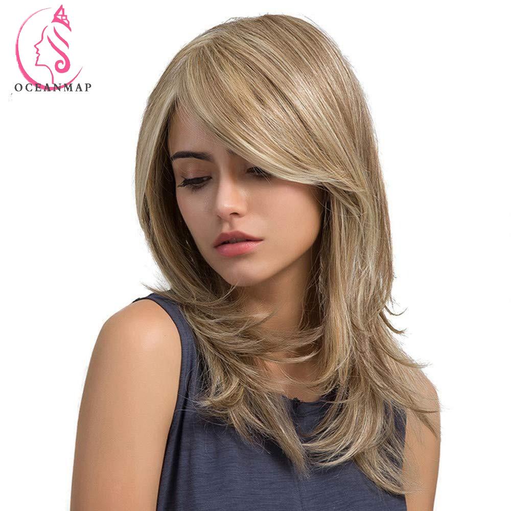 Tóc Mái Giả Xoăn Dài Màu Nâu Vô Hình Cách Nhiệt Dành Cho Nữ