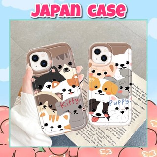 Ốp Điện Thoại TPU trong gân in hình cún mèo Mềm Trong Suốt Chống Sốc Cho IPhone 1411 12 Pro XS Max X XR 7 8 Plus