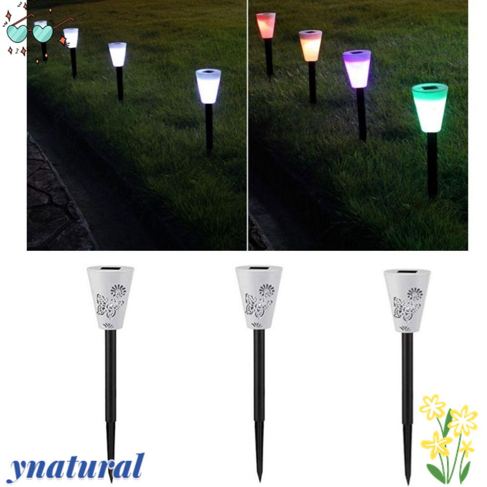 Bộ 3 Đèn Led Năng Lượng Mặt Trời Chống Thấm Nước Hình Bướm Cho Lối Đi Sân Vườn