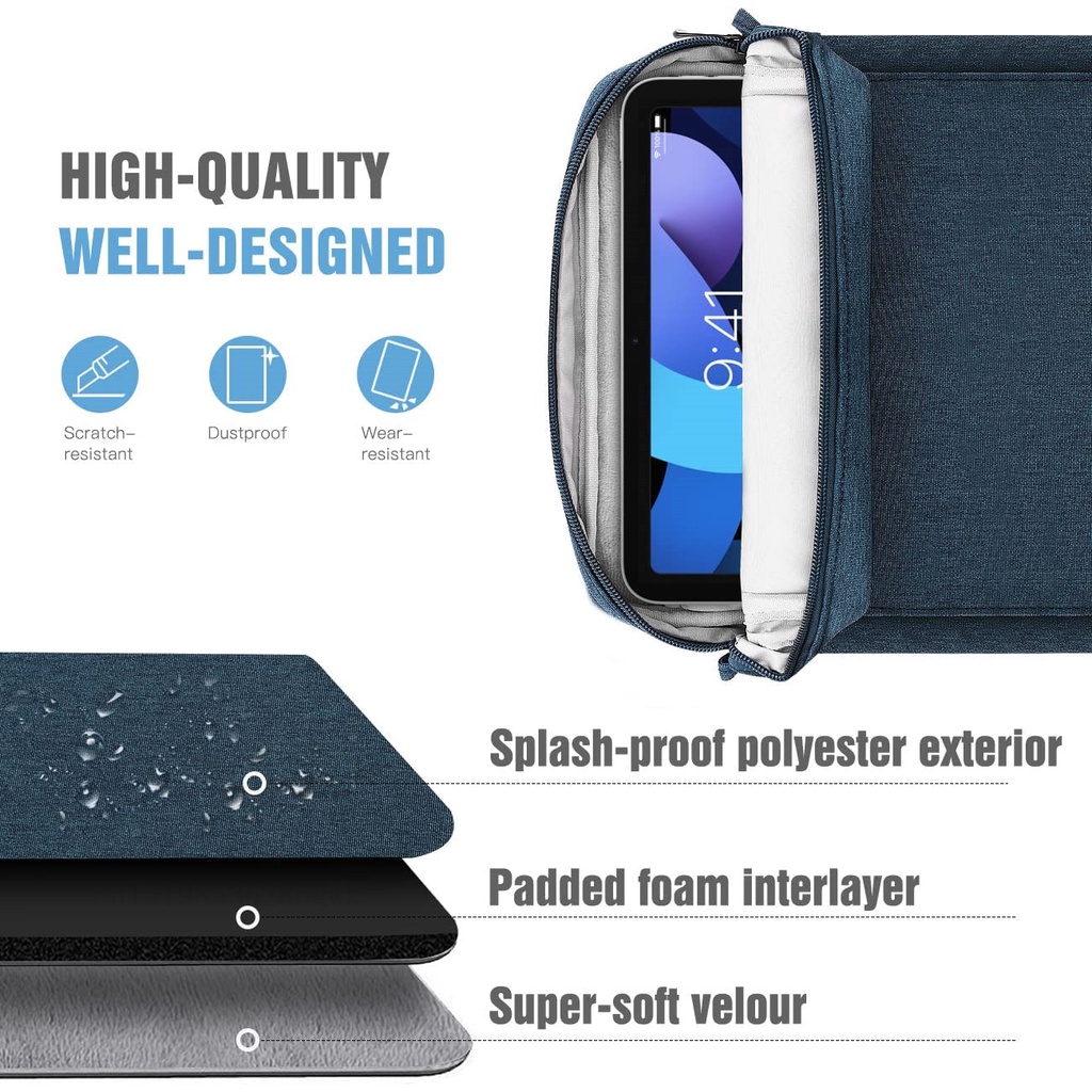 Túi Đựng Máy Tính Bảng Chống Sốc Cho Samsung Galaxy Tab S9 Plus S9 + S8 S7 Plus Ultra S7 + S7 FE S7fe 12.4 Tab A8 10.5 Ốp