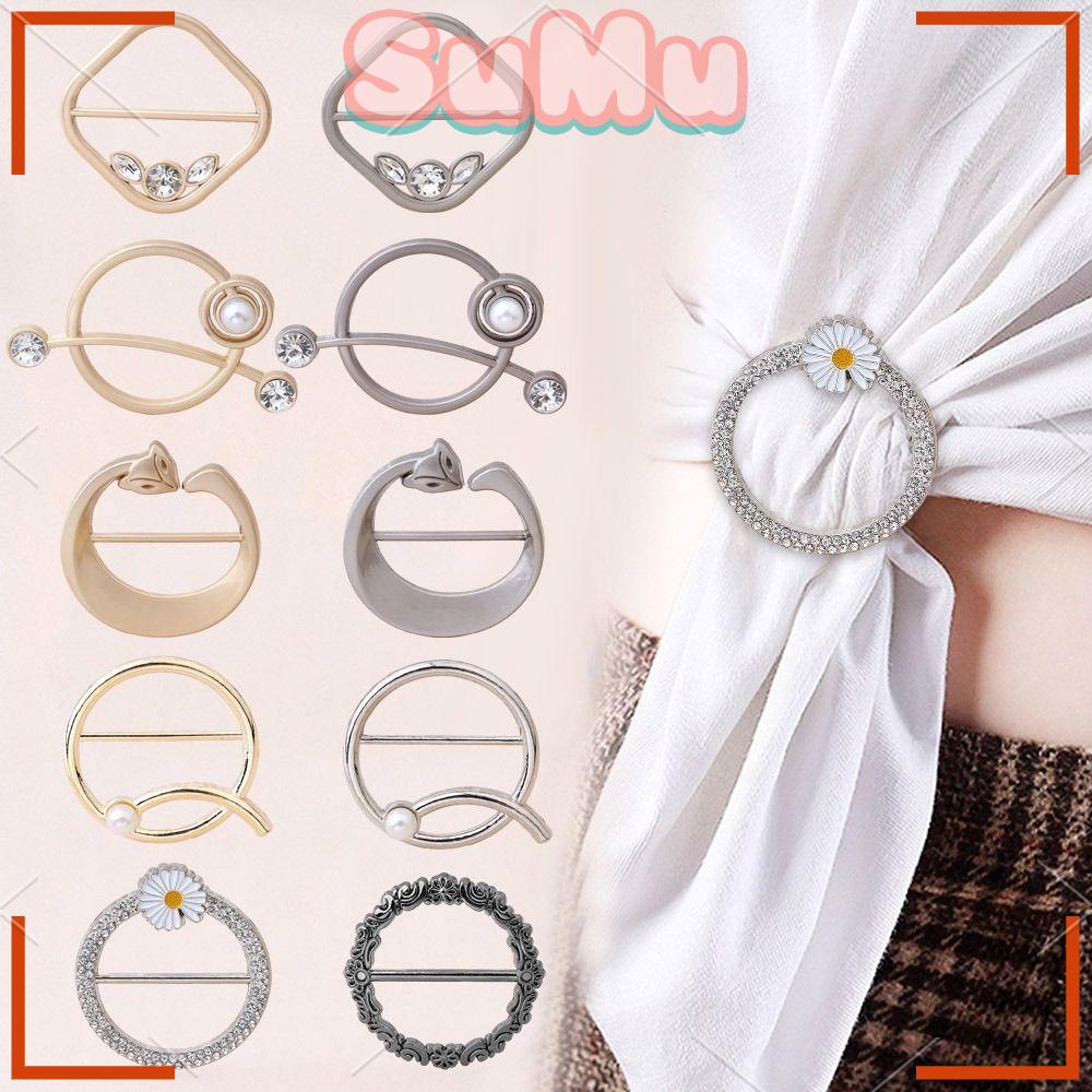 Bộ 4 Kẹp Cài Khăn Choàng Lụa Đa Năng Tiện Dụng