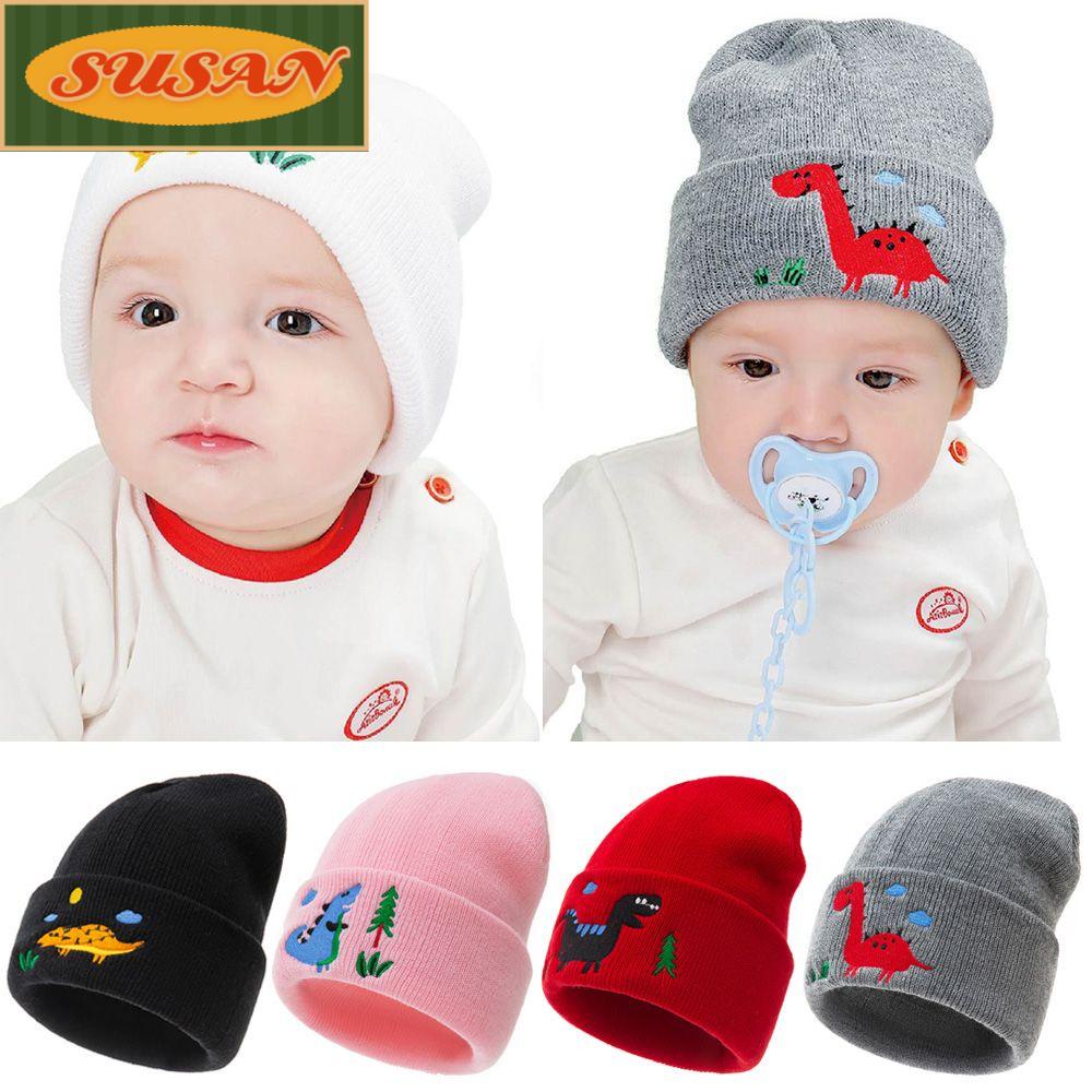 Mũ Trùm Đầu Dệt Kim Chất Liệu Mềm Mại Cho Bé Trai