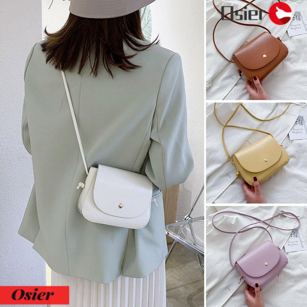 Túi Xách Da PU Màu Trơn Thời Trang 1 Món Sang Trọng Cho Nữ