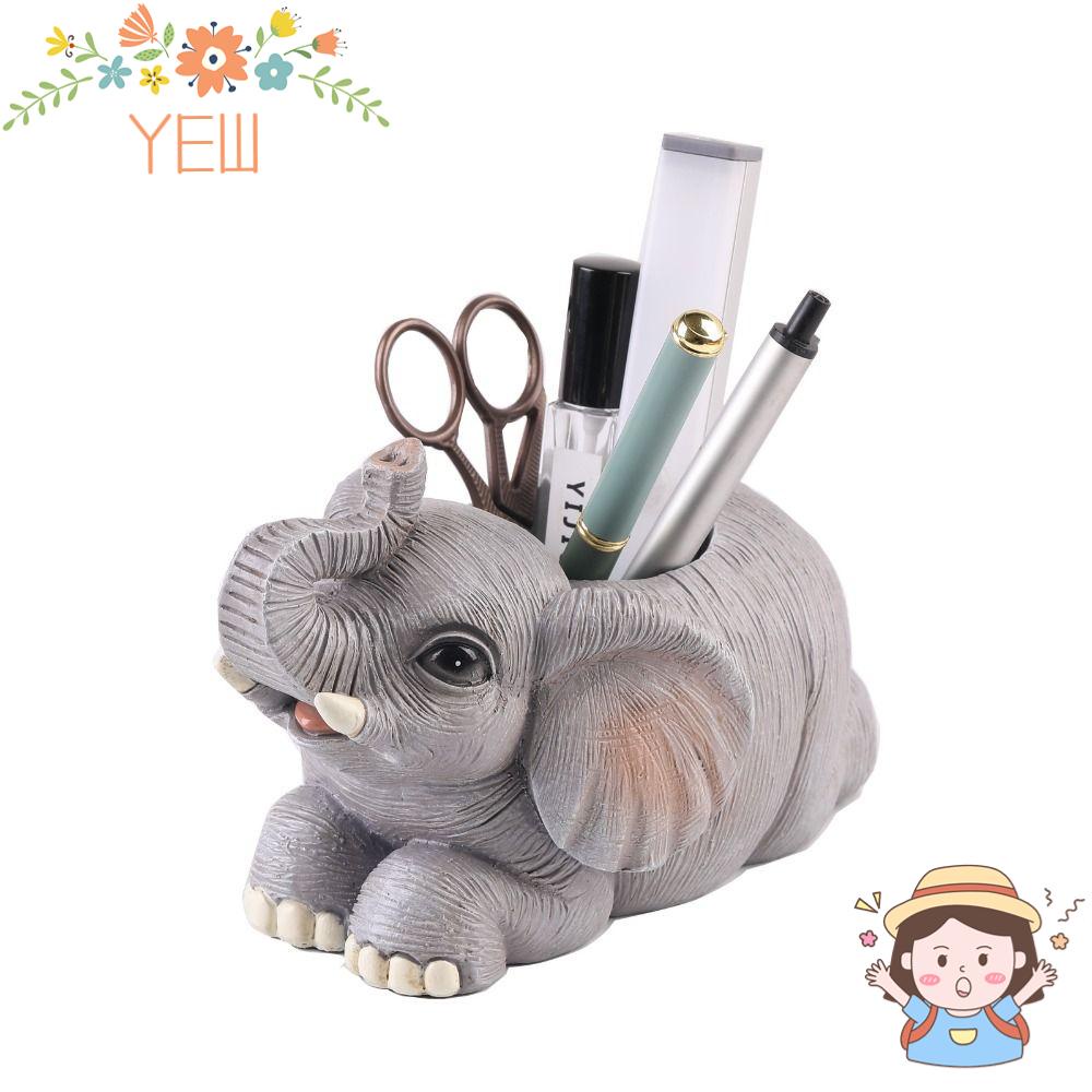 Giá Đỡ Bút Chì Hình Chú Voi Tiện Dụng Cho Văn Phòng