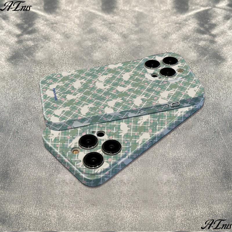 Ốp Điện Thoại Dẻo Họa Tiết Hoa &amp; Chú Thỏ Dễ Thương Chống Sốc Cho iPhone12 T3WH 6In1113 plusmax 7814pro