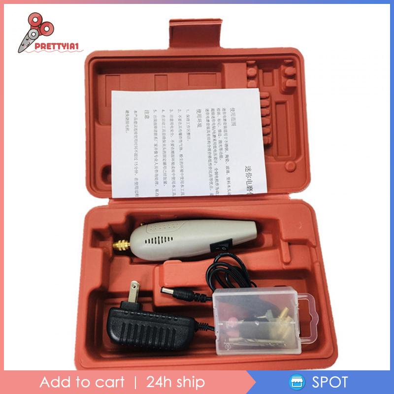 [Prettyia1] Bộ Dụng Cụ Máy Mài Điện Xoay Làm Đồ Thủ Công Mỹ