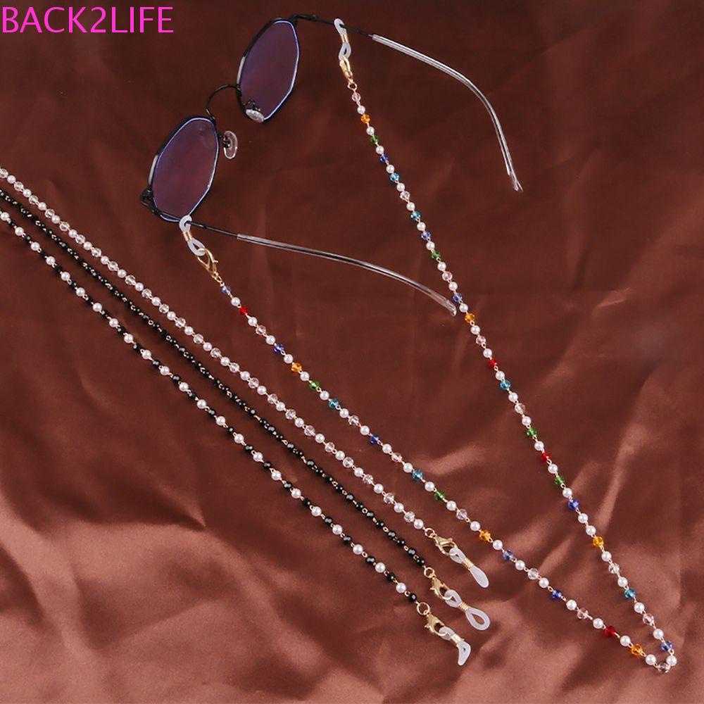 Khẩu Trang Đeo Cổ 2 Lớp Kiểu Dáng Đơn Giản Hợp Thời Trang Cho Bé|Dây Đeo Kính Mát Đính Hạt