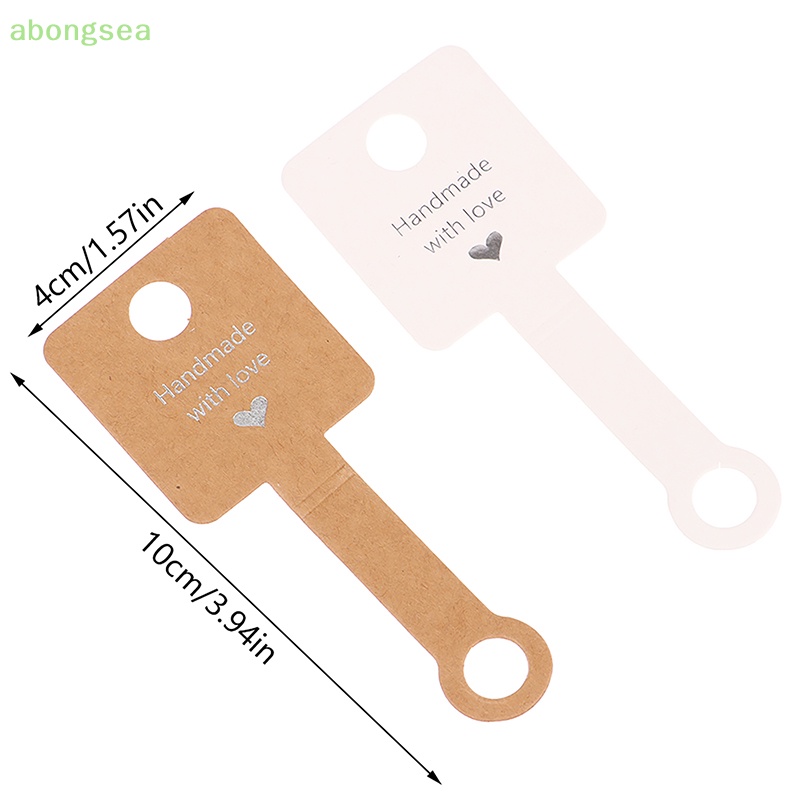 Set 50 Tấm Giấy Đựng Trang Sức Tự Dính 4x10cm