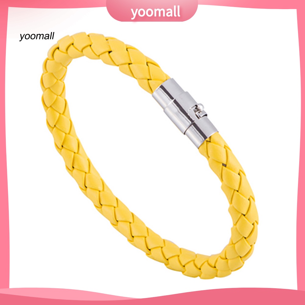 Vòng Tay Bện Dây Da Thời Trang Cho Nữ