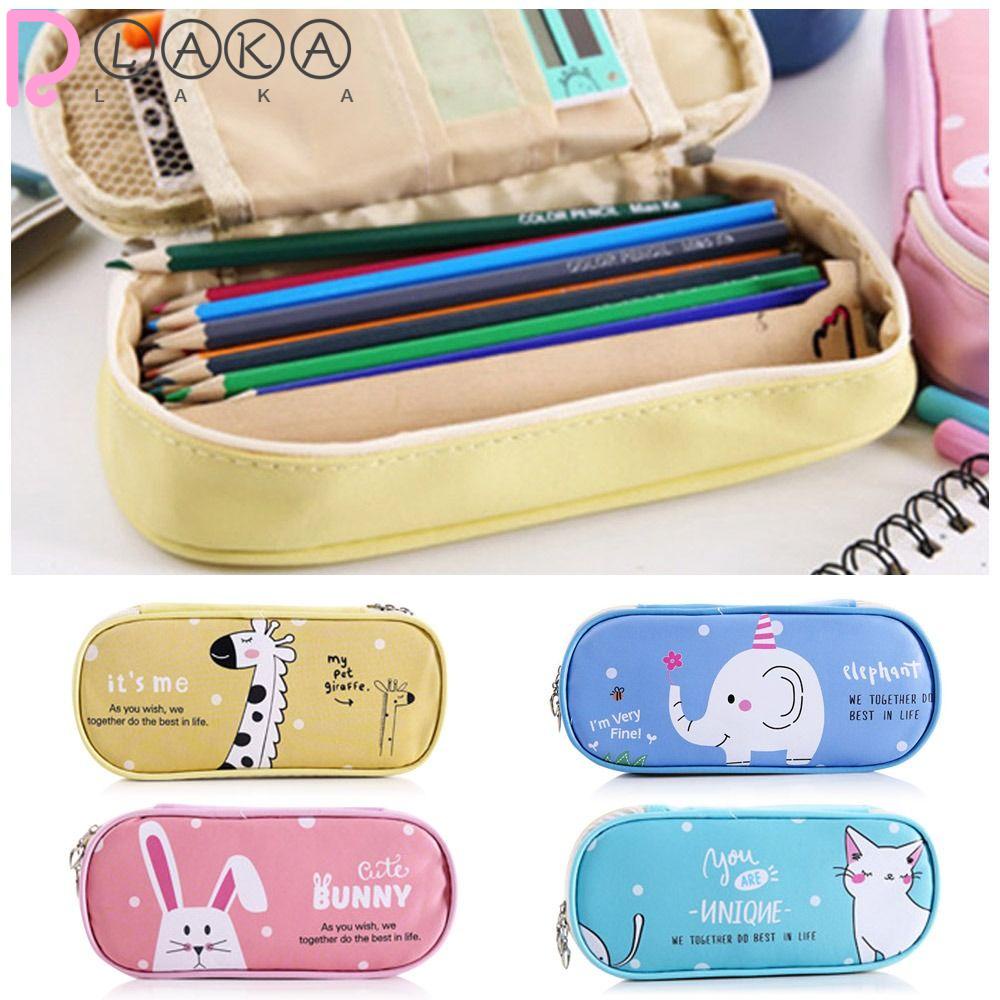 Bóp Viết Da PU Cỡ Lớn Họa Tiết Hoạt Hình Dễ Thương