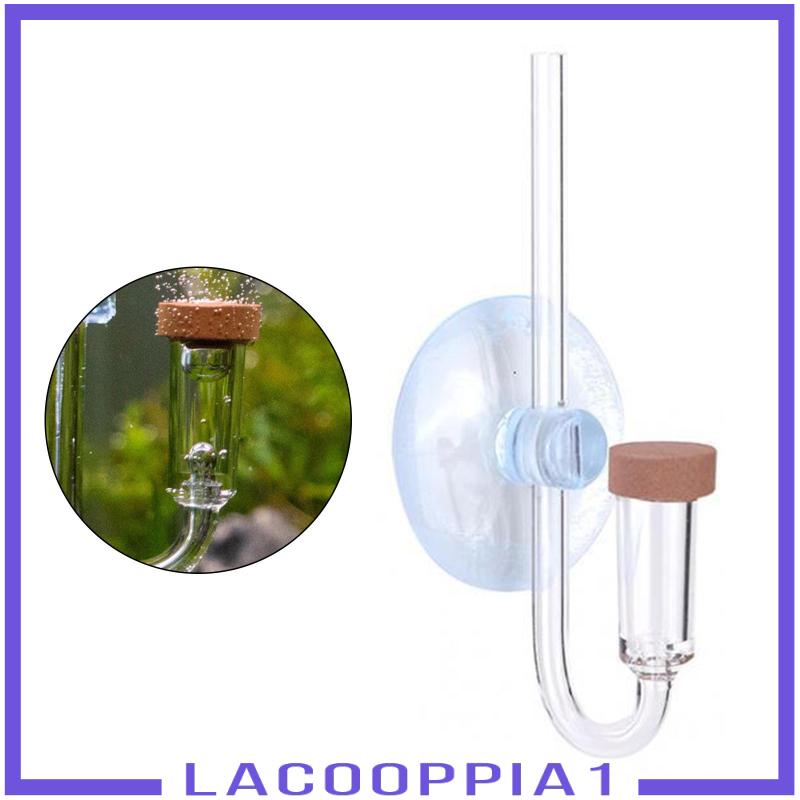 1 [Lacooppia] Máy Khuếch Tán Bong Bóng CO2 Trong Suốt Cho Bể Cá