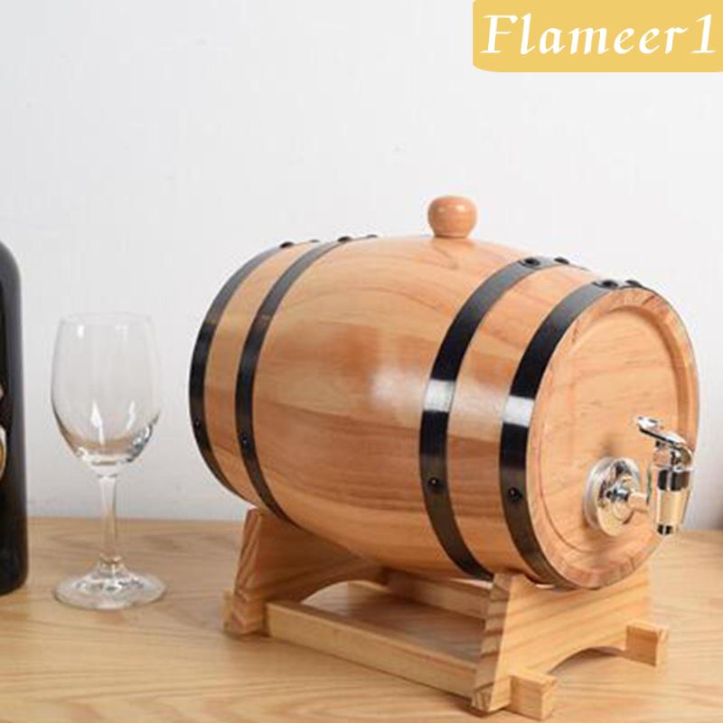 1 Thùng Đựng Rượu Chống Lão Hóa Bằng Gỗ Sồi Dùng Để Uống Bia / Cocktail