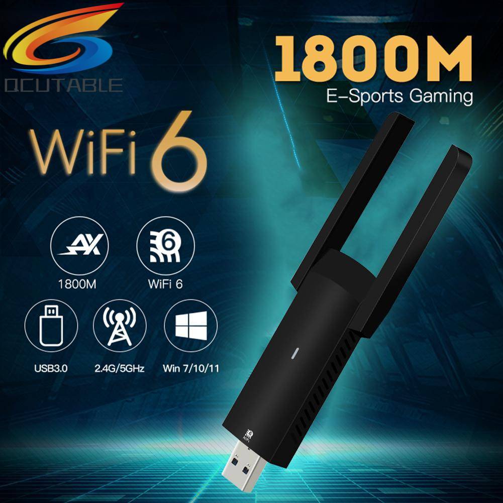 Thẻ Mạng WiFi 6 Cổng Usb 3.0 FU-AX1800 1800Mbps 2.4G / 5G Cho Máy Tính