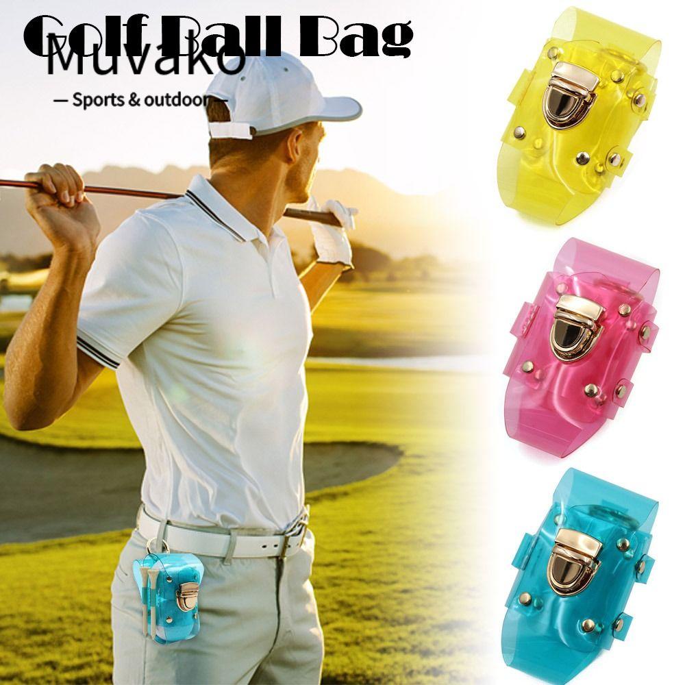 MUVAKO Túi Đựng Bóng Golf Mini Chất Liệu PVC Cao Cấp