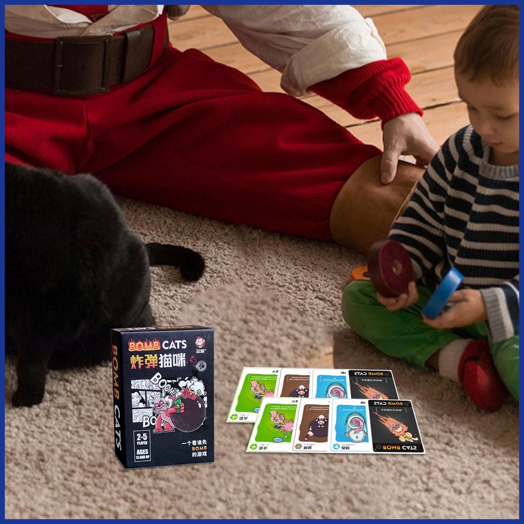 Bộ Thẻ Trò Chơi Mở Rộng 4 Phiên Bản Khác Nhau Cho Mèo