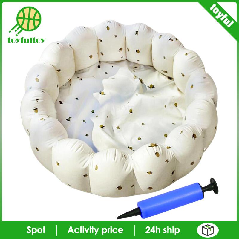 Hồ Bơi Bơm Hơi Mềm Mại Hình Cánh Hoa Cho Bé