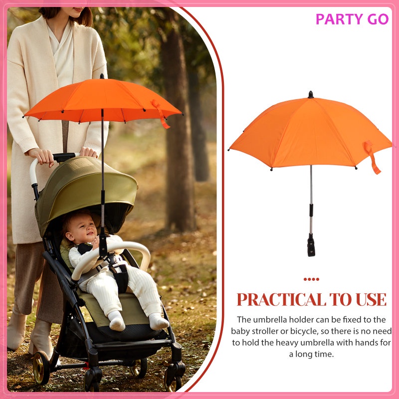 Dù Che Nắng Chống Tia UV Chống Thấm Nước Thông Dụng Gắn Xe Đẩy Em Bé