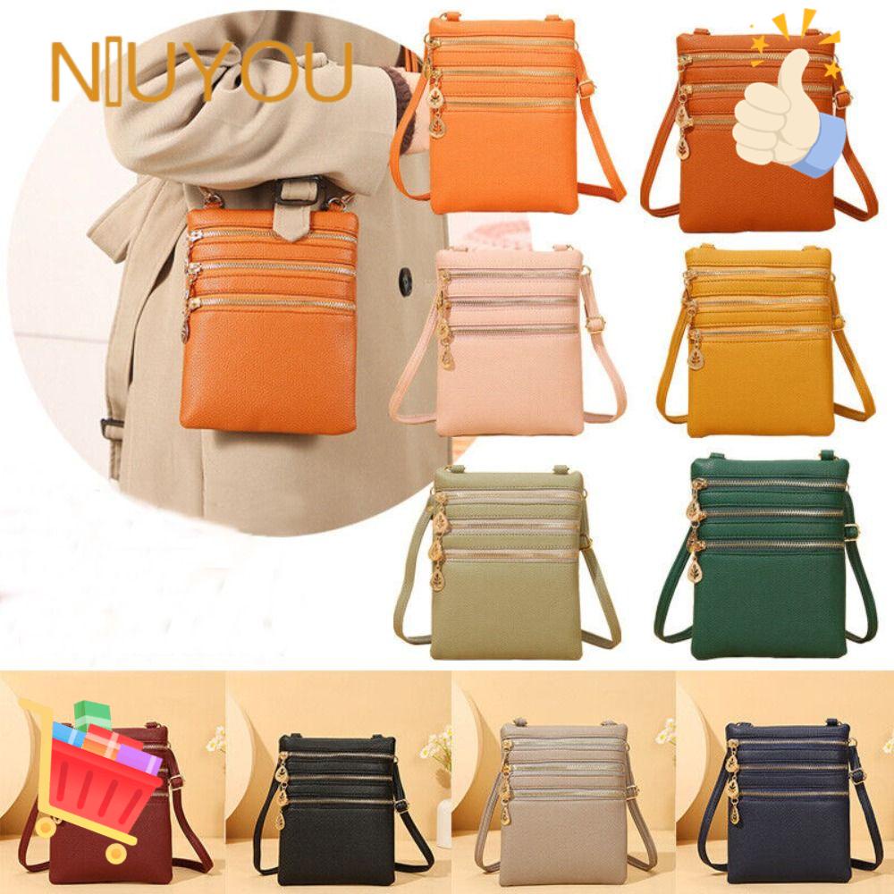 NIUYOU Túi Da Đeo Vai Đa Năng Tiện Dụng