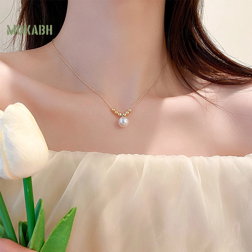 [Mok Abh] Vòng Cổ Choker Màu Sắc Tươi Sáng Không Gây Dị Ứng Thiết Kế Đơn Giản Thân Thiện Với Làn Da Cho Nữ