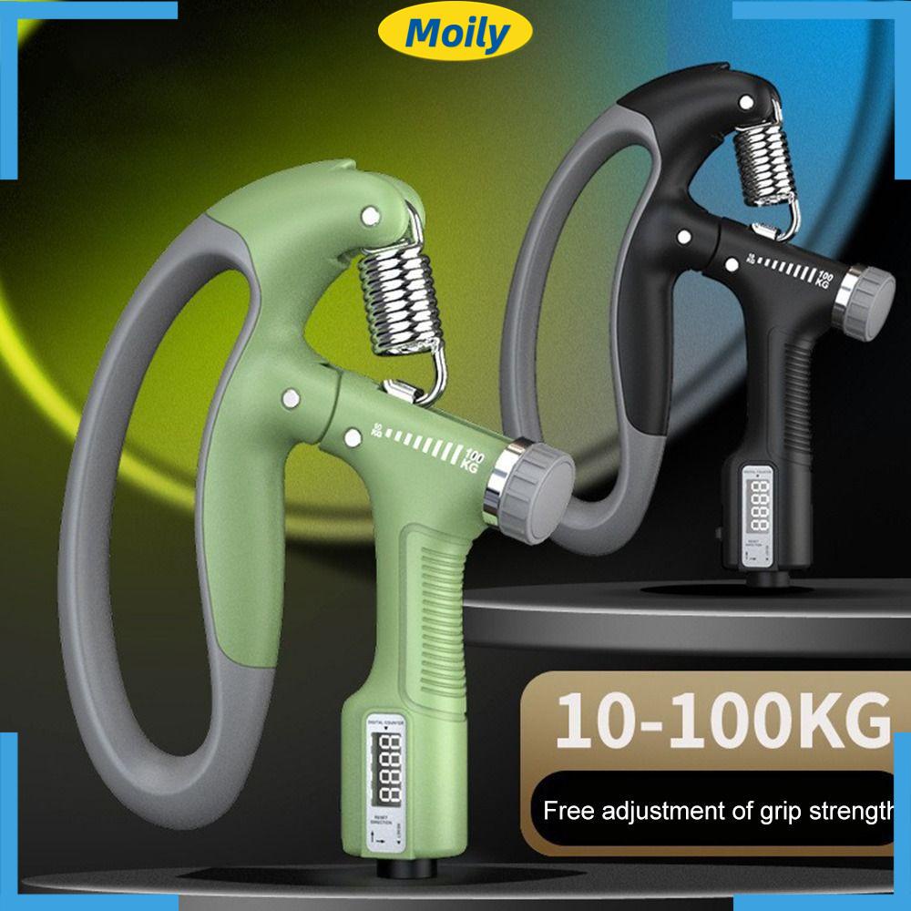 MOILYVN Dụng Cụ Luyện Tập Cơ Tay Có Đèn LED 10-100Kg