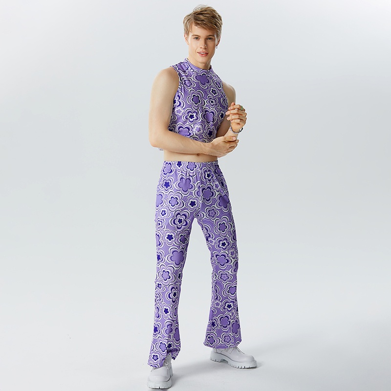 Incerun Bộ Hai Mảnh Hoa Thời Trang Nam